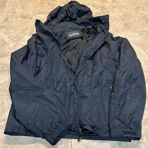 Men's Black Hooded Jacket
